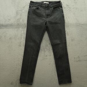 PACSUN Jeans Mens Size 32x32 Gray Slim Fit Stretch Denim Pants Preppy